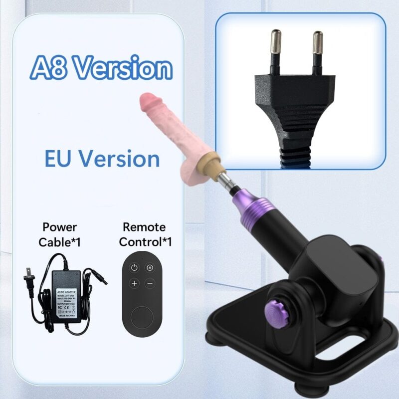 Upgraded A8 Pro Thrusting Machine - 21-Speed Remote Control Sex Toy for Couples, 5.5cm Stroke & 180° Adjustable - 图片 10