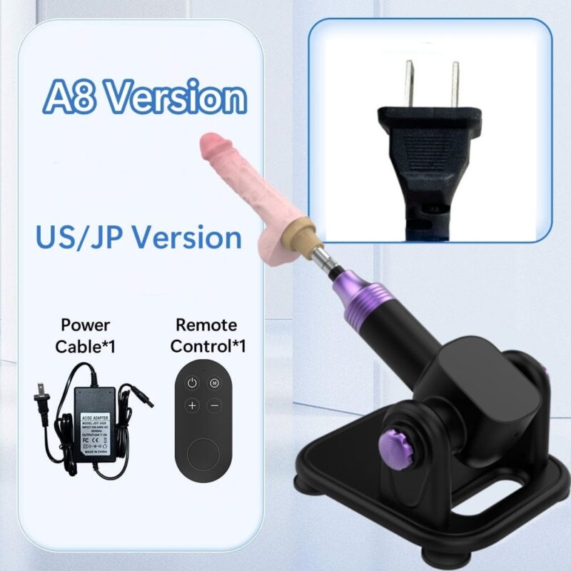 Upgraded A8 Pro Thrusting Machine - 21-Speed Remote Control Sex Toy for Couples, 5.5cm Stroke & 180° Adjustable - 图片 8