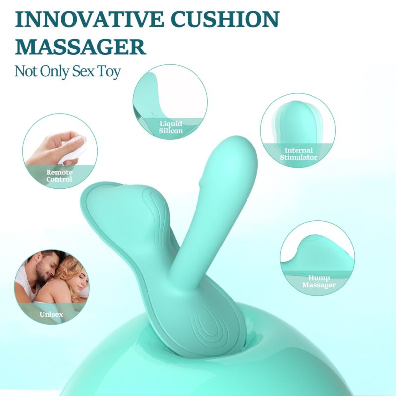 Riding-Style Cushion G Spot Vibrator For Intense Clitoral G-spot Anal Stimulation with APP - 图片 6