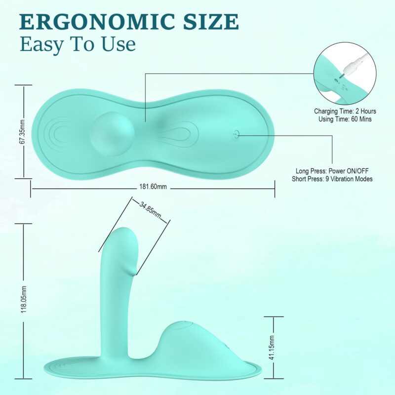 Riding-Style Cushion G Spot Vibrator For Intense Clitoral G-spot Anal Stimulation with APP - 图片 7