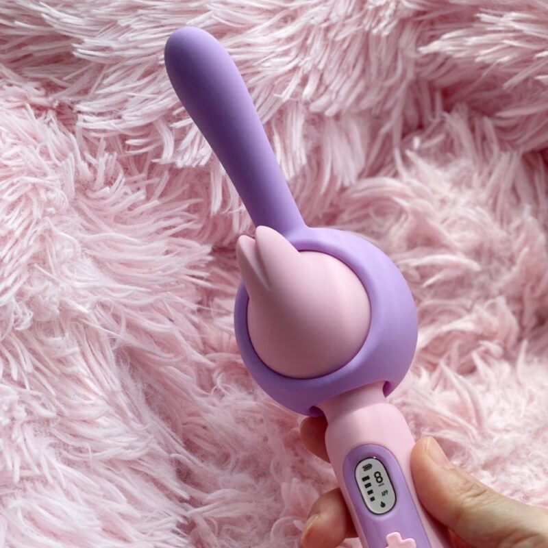 Lurevibe - Monster Av Vibrating Stick 3 In 1 Stick Head Heating G- Spot Stimulator App Remote Control - 图片 2